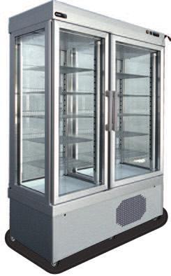 S BT refrigerated fixed shelves PST 740/741 Illuminazione imballo Peso Netto/Lordo Net/Gross weight (kg) PST740TNV 9PST740TNVN10 5.