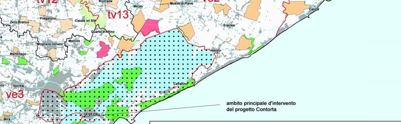 Figura 10 - Estratto cartografia vigente ( Fonte: Allegato B) alla legge regionale del Veneto n.