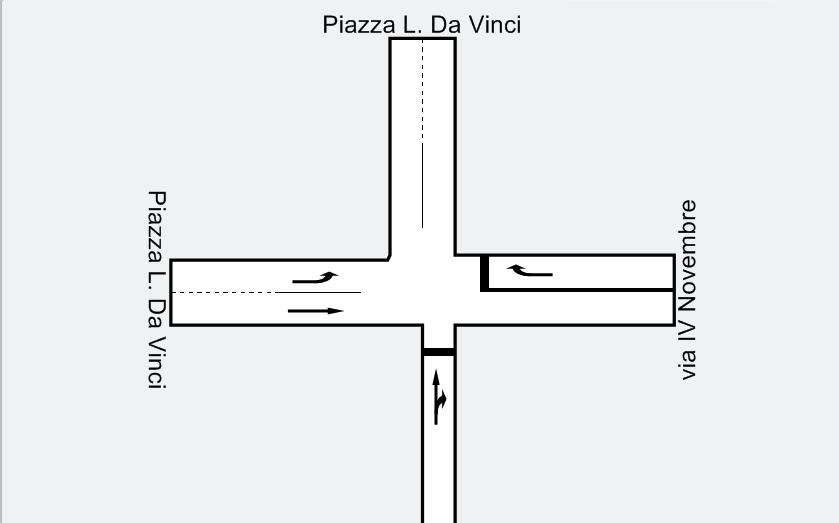 Area Scenari di indagine: di Piano Piazza verifica Leonardo intersezioni Da Vinci e