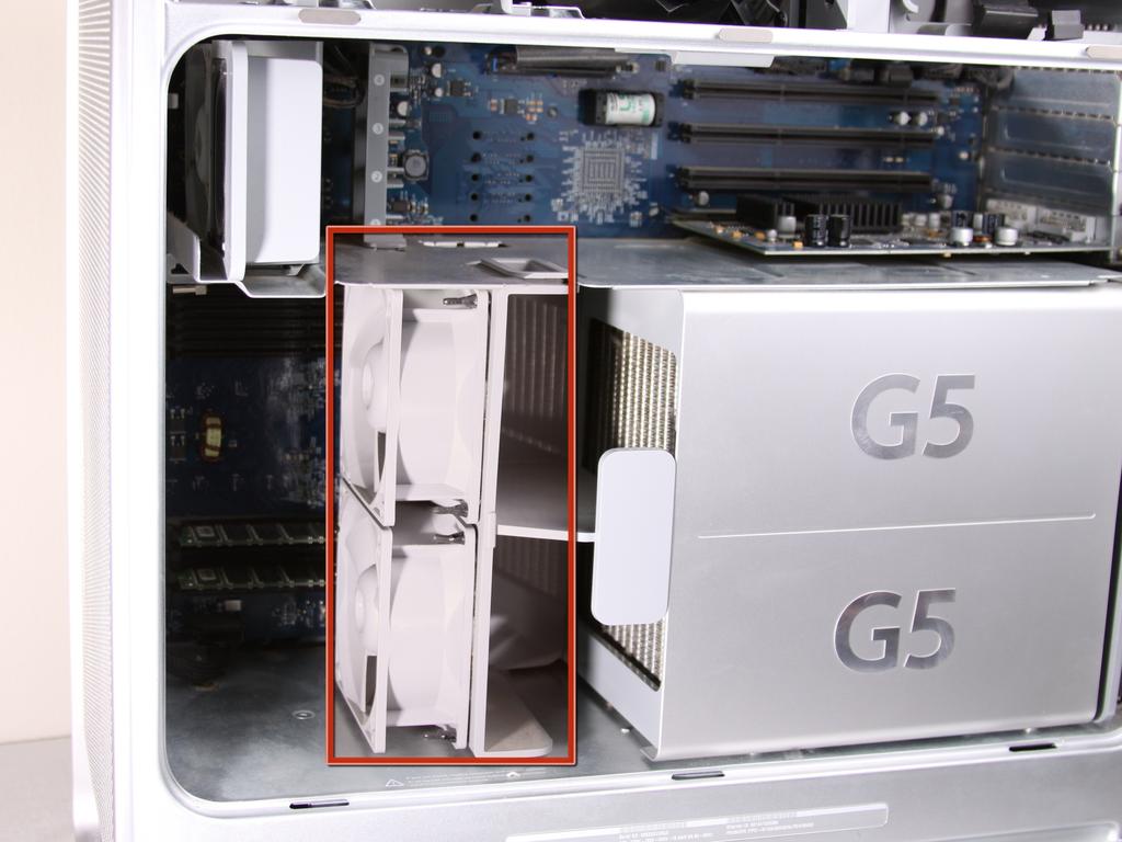 Power Mac G5 Processor e raffreddamento sostituzione dell'unità