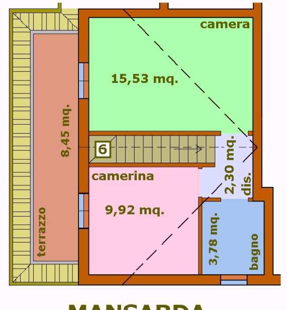 balcone 8,45 garage 13,20