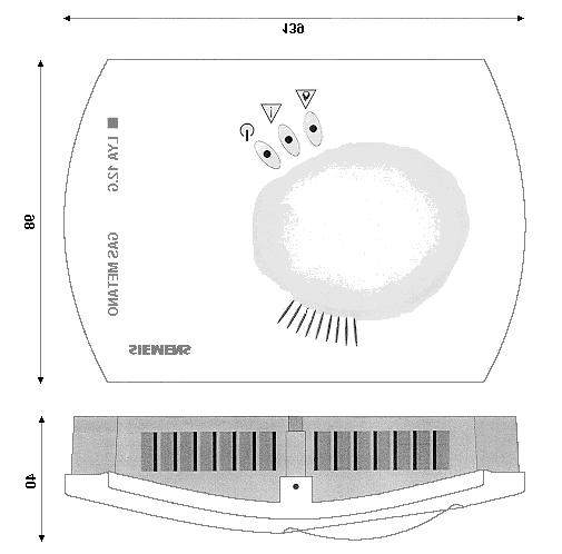 Schema 4 Circuito con max 9 rivelatori LYA12... in parallelo ed un elettrovalvola N.C. 12Vtipo E...D comandata tramite il modulo opzionale LZY-ALE.