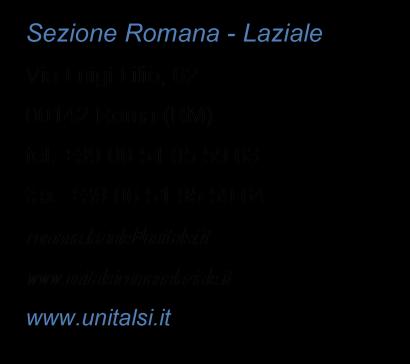 ELENCO PIAZZE SEZIONE ROMANA - LAZIALE SOTTOSEZIONE DI ALBANO ANZIO: Piazza Pia c/o Parrocchia S.