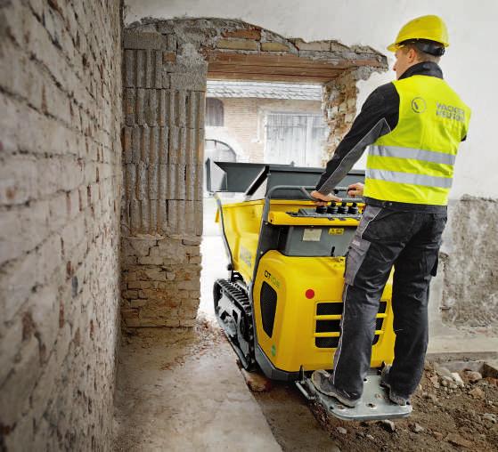 Con i dumper cingolati di Wacker Neuson potete affrontarle tutte!