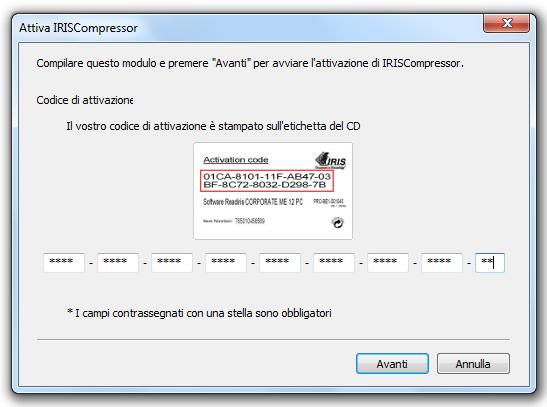 IRISCompressor TM Pro Guida utente Fare clic su Avanti e seguire le istruzioni a video.