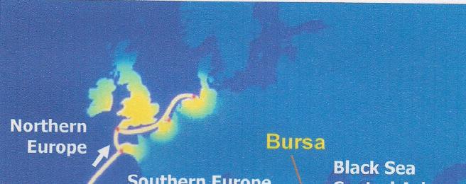 MEDITERRANEO : I FLUSSI DI MERCI Segmento centrale