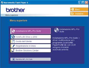 Punto 2 Installazione driver e software Windows 7 Accendere il computer. (In Windows 2000 Professional/XP/ XP Professional x64 Edition, è necessario eseguire l'accesso come amministratore).