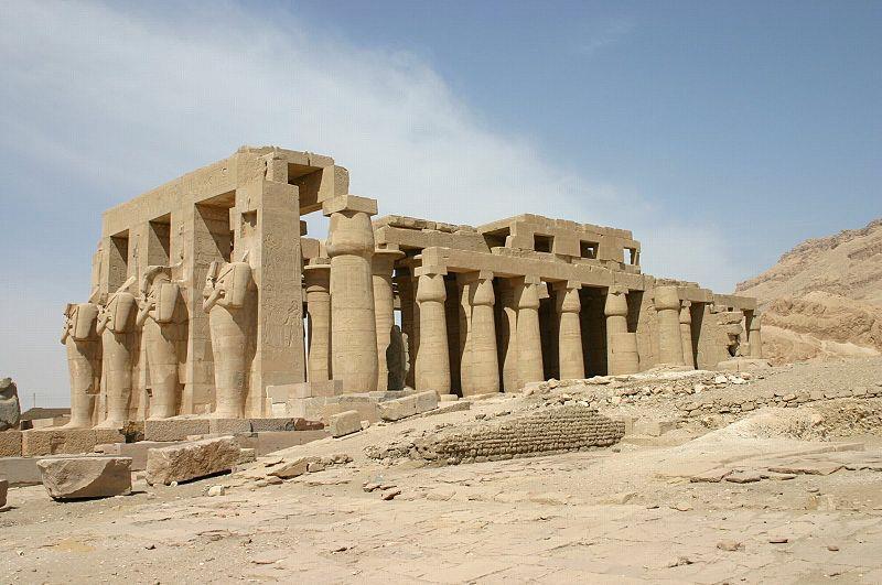 Ramesseum, Tebe, Valle dei Re, ca