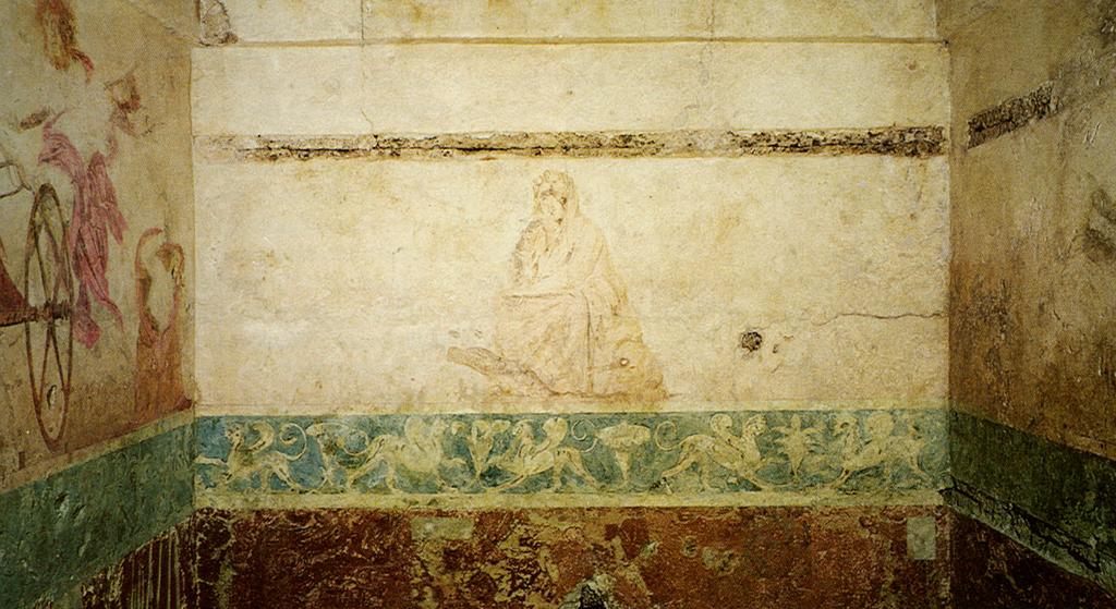 Verghina / Aigai, tomba di Persefone Interno con