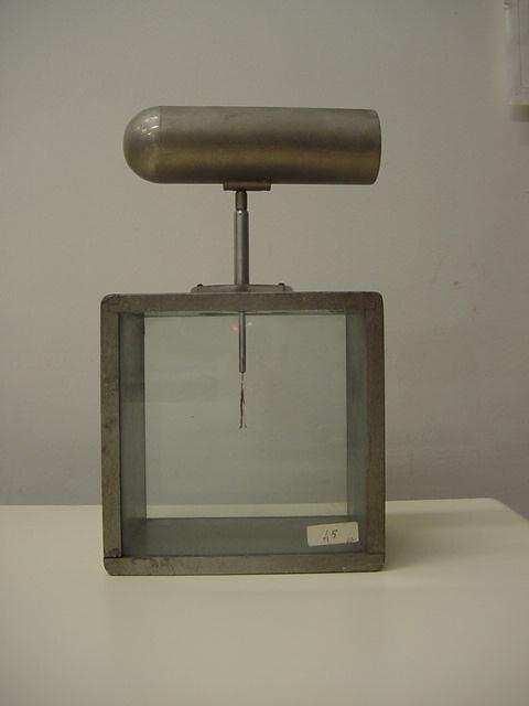 Un primo semplice strumento: l elettroscopio mg mg L elettroscopio è composto da un cilindro di un materiale metallico con due