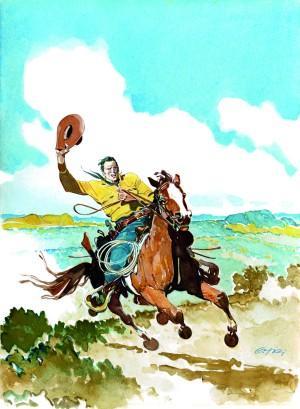 49. Un uomo e il suo cavallo pubblicata a pag. 115 di Tex 3800 50.