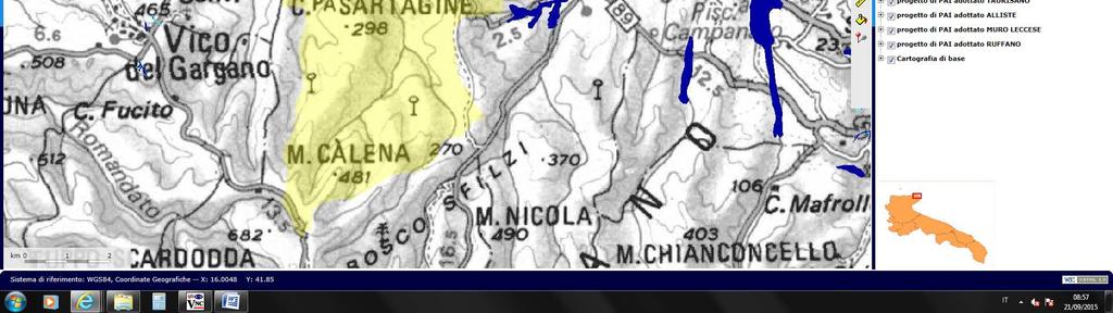 caratterizzato da alcune situazioni di alta pericolosità soprattutto nel tratto che attraversa il Villaggio Moresco.