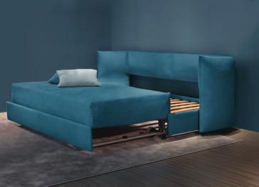 sofa base with comb slatted base 4-5 Apollo, apertura