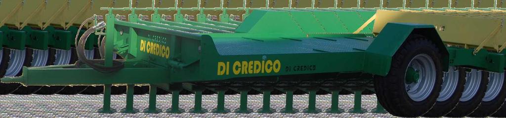 Carrellone trasporto Cingolo Rimorchio con ribaltamento idraulico