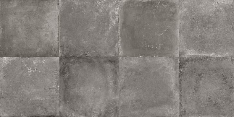 GRES PORCELLANATO A MASSA COLORATA FULL BODY COLORED PORCELAIN STONEWARE GRAPHITE R: Rettificato Rectified 60x120 MIX FLOOR BK FLO 23 MIX FLOOR RETT. M. 82,00 Pcs/Box 60x120 60x80 60x40 1 1 1 2 30x30 4 BK MO 231 MOSAICO M.