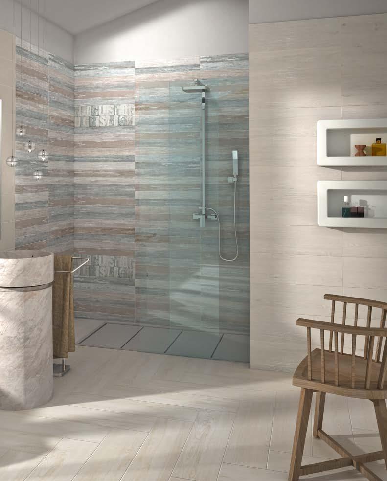 WOOD WALL BICOTTURA IN PASTA BIANCA WHITE BODY DOUBLE-FIRED WALL TILE WOOD WHITE 20X60 WALL