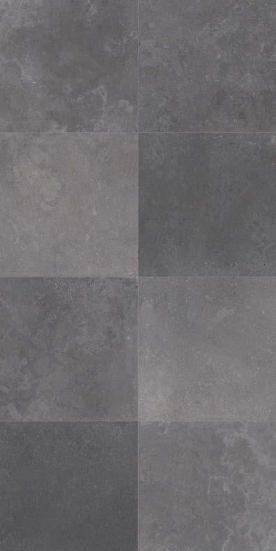 GRES PORCELLANATO A MASSA COLORATA FULL BODY COLORED PORCELAIN STONEWARE COAL R: Rettificato Rectified 30x40 60x120 40x80 40x80 MIX SIZES RETT. 3 pz 3 pz 3 pz 20x80-13,5x80-6,5x80 20x20 NO 2090 R M.