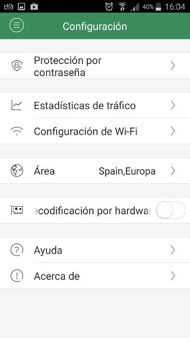 dati consumati Configurazione della WIFI dello Smarphone