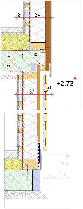 relazione tecnica Costruzione Costruzione ibrida, moderna ed ecologica, che coniuga al meglio i vantaggi del calcestruzzo e del legno: statica, isolazione fonica, isolazione termica, confort