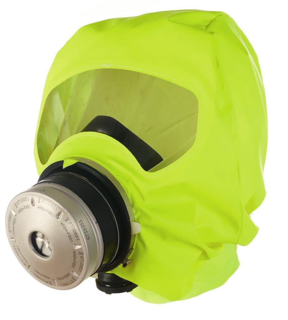 02 CAPPUCCI DI EMERGENZA DRÄGER PARAT Cappuccio di emergenza Dräger PARAT Cappuccio ben visibile Cappuccio in colore segnaletico per una buona riconoscibilità Protezione completa Durata utile