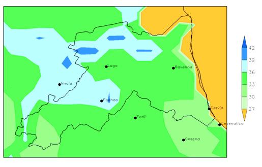 2.2.4 Stabilità Nella provincia di Ravenna la condizione più frequente in tutte le stagioni è quella di stabilità, associata ad