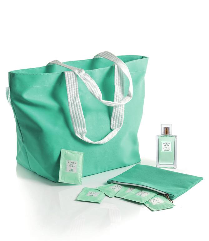 + Set da bagno (2 teli) Confezione regalo in shopper bag Eau