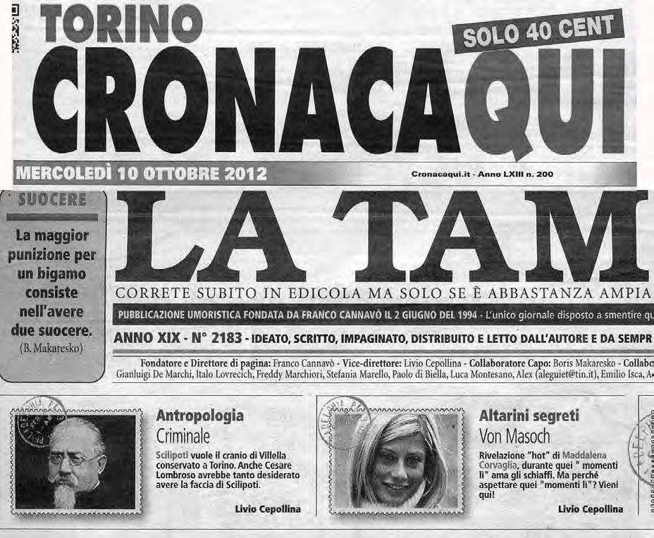 Cronaca qui La Tampa