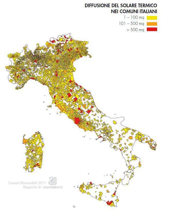 Solare termico Fonte: Rapporto