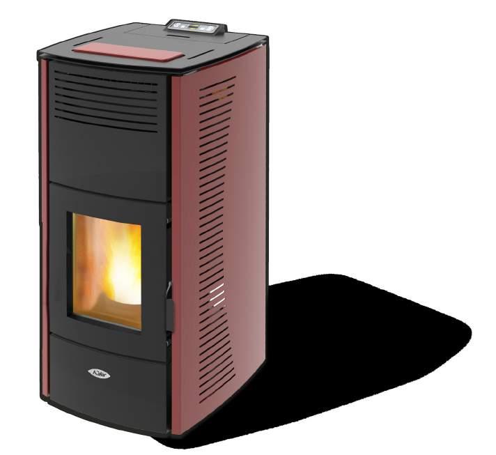 TERMOSTUFA A PELLET FRANCESCA IDRO 17 Colori Telecomando Bianco Bordeaux Ventilazione di serie Nero 300 m 3 DATI TECNICI Potenza globale (max - min) Potenza nominale (max - min) Potenza resa all