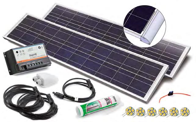 Kit fotovoltaico Prontosole Beghelli Kit fotovoltaico per la ricarica di batterie 12V. Kit fotovoltaico completo di tutti gli accessori per un facile montaggio.
