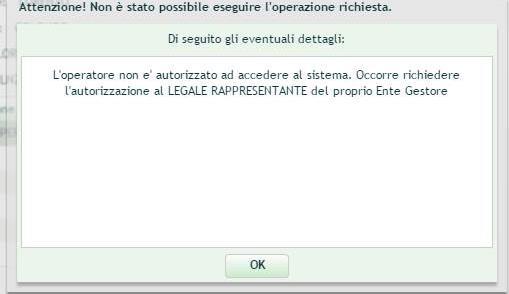 Abilitazione all accesso ad ASAN Se il Ruolo è Ente Legale Rappresentante, si accede direttamente ad ASAN.