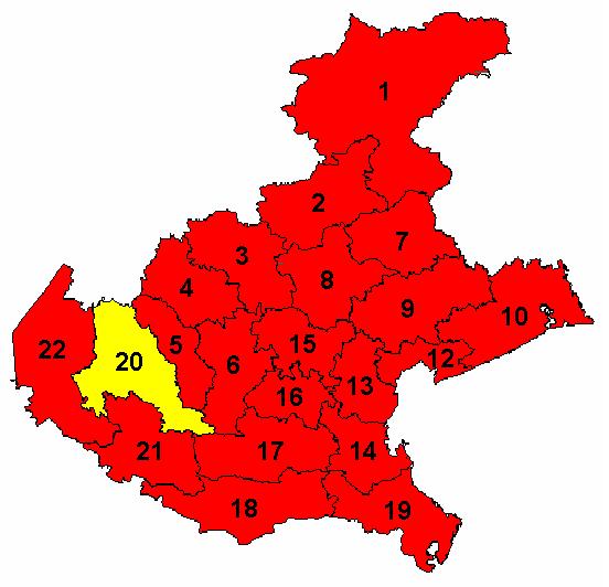 Programmi di screening colorettale attivi in Veneto