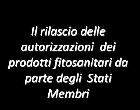 comunque di applicare il principio di precauzione L approvazione delle sostanze attive Stabilire dei