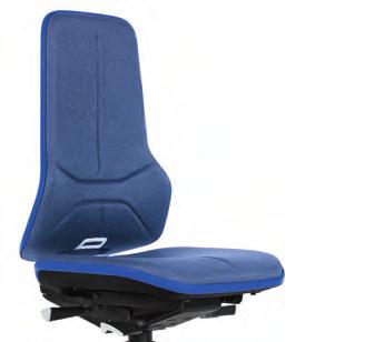 Posizione ergonomica garantita grazie alla regolazione in base al peso, all'inclinazine della seduta fino a 9 e al sedile regolabile in altezza anche da seduti (60 mm). Sistema anti-shock.