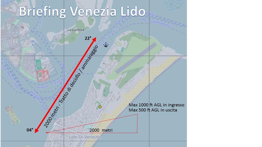 Per il decollo e per l ammaraggio si utilizza un braccio di laguna