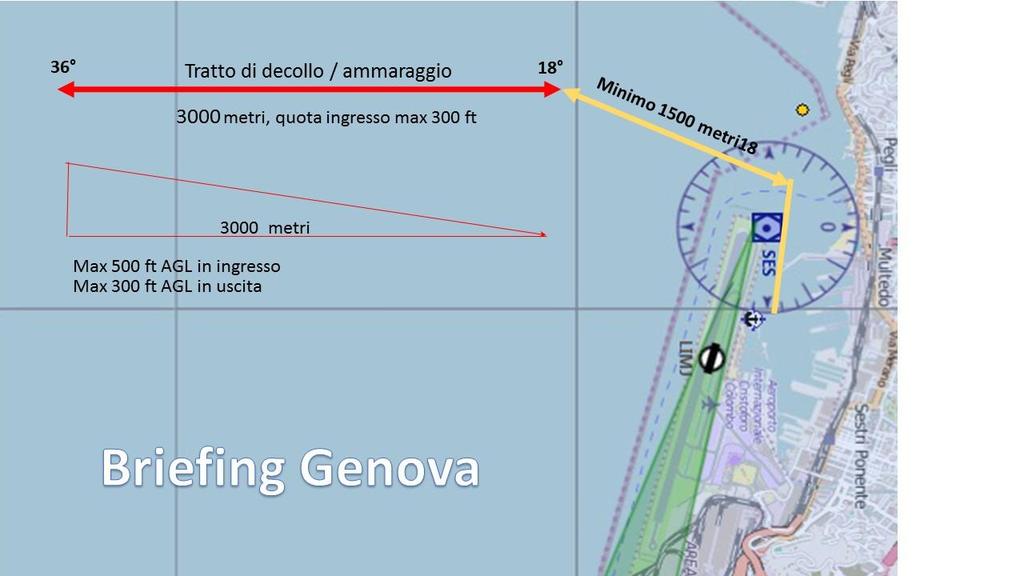 Genova porto L idroscalo è posto all interno del porto di Genova nella zona nord della pista 29.