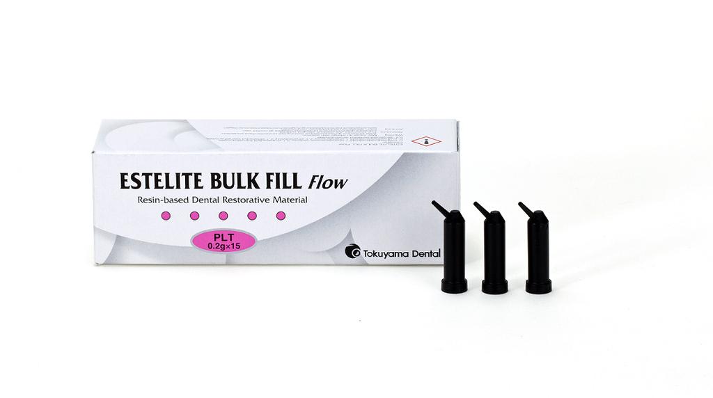ESTELITE BULK FILL FLOW Confezionamenti ESTELITE BULK FILL FLOW SIRINGA. 1 siringa da 1.8ml (3g), 10 puntali disponibile nei colori: cod. 12700 Estelite Bulk Fill Flow siringa U cod.
