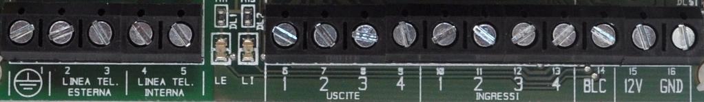 USO Alla prima accensione il combinatore ELCOM 41 si pone in una condizione di attesa segnalata dalla presenza di un puntino luminoso sul display.