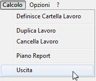 6 1.2 Area pulsanti di controllo Tramite i pulsanti di controllo è possibile: creare un nuovo lavoro; eliminare un lavoro; aprire un lavoro esistente; accedere al gestore delle relazioni Piano