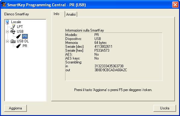 Verrà aperta la pagina web Sentinel Admin Control Center.