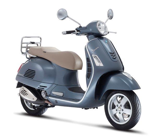 GRIGIO DOLOMITI BLU MIDNIGHT NERO VULCANO VESPA GTS 300 Potenza ed eleganza ai massimi livelli: Vespa GTS non ha rivali sul mercato.