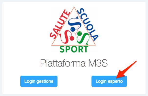 Login NOTA: Il login nella piattaforma viene eseguito in automatico la prima volta, dopo il completamento dell attivazione dell account esperto.