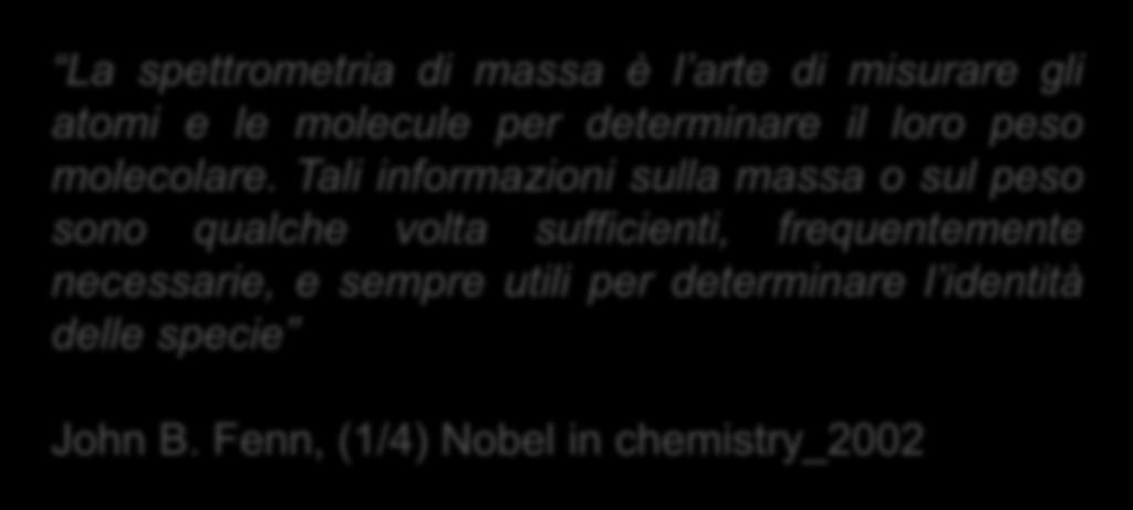 Quali tecniche analitiche?