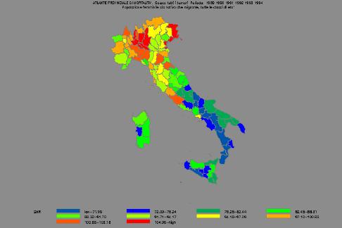 Mortalità Tumori Maschi