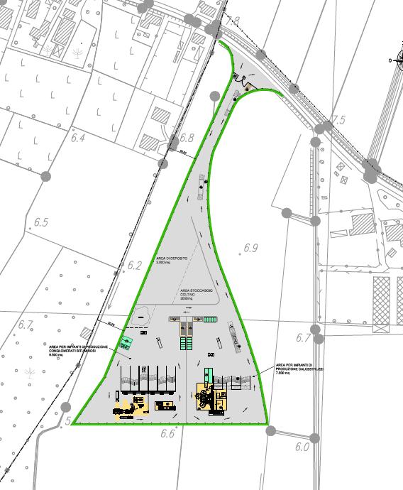 Oltre al cantiere base descritto in precedenza, si prevede di installare un altro cantiere, sempre alla progressiva km 95+400 dell A13 nel Comune di Due Carrare, il cui accesso avviene sempre dalla