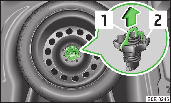 Il sistema di controllo della pressione pneumatici non sostituisce il regolare controllo pressione dei pneumatici, perché il sistema non può riconoscere una perdita di pressione uniforme.