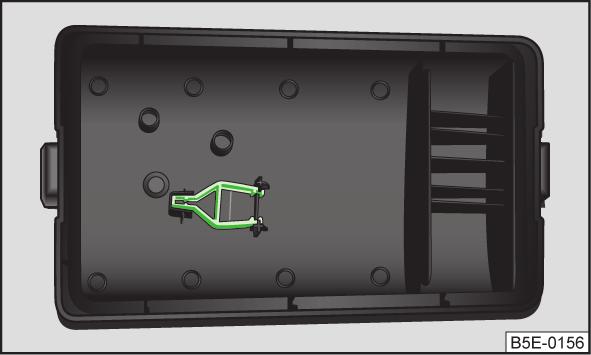 216 Coperchio della scatola dei fusibili nel vano motore/rappresentazione schematica della scatola dei fusibili Fig.