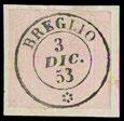 407 L 1851/60 Collezione piuttosto avanzata di annulli sardi della Contea di Nizza su francobolli, frammenti e soprattutto lettere di Sardegna, comprendente anche qualche franchigia, qualche PP e
