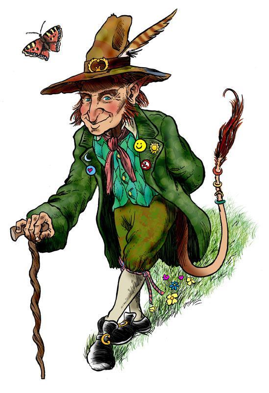 LA FAVOLA DI JACK IN THE GREEN Jack in the Green, qui in carne ed ossa, è un magico folletto del bosco di COLLE MELOSA, appartenente ad una antica stirpe inglese di elfi emigrati dalle foreste del