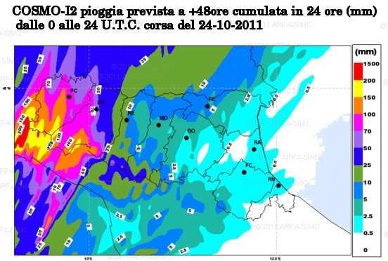 COSMO12, ECMWF RAPPORTO SULL EVENTO METEO